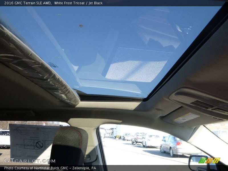 White Frost Tricoat / Jet Black 2016 GMC Terrain SLE AWD