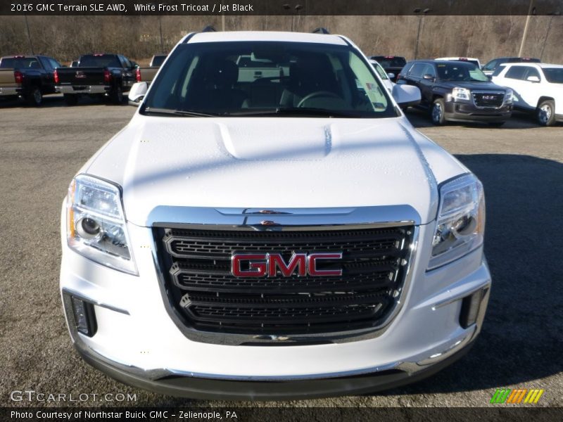 White Frost Tricoat / Jet Black 2016 GMC Terrain SLE AWD