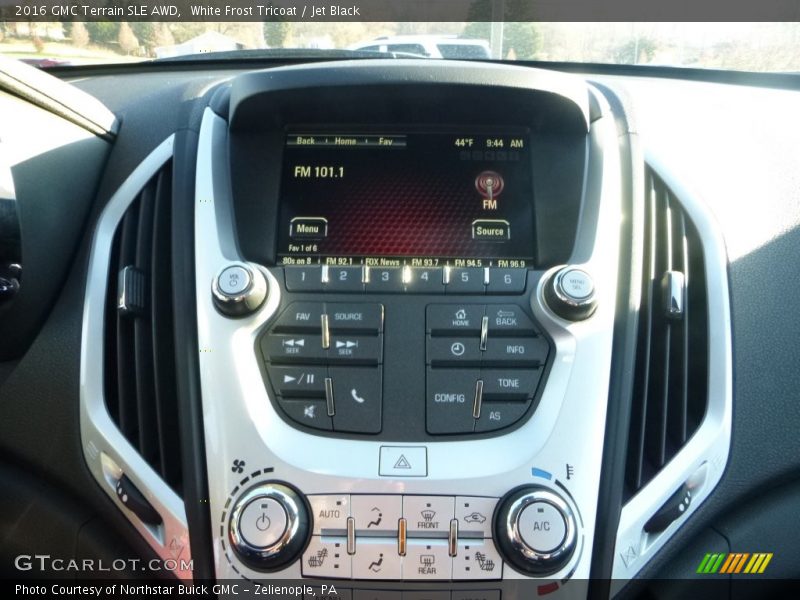 White Frost Tricoat / Jet Black 2016 GMC Terrain SLE AWD