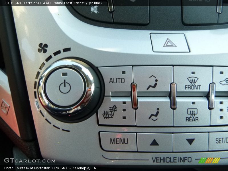 White Frost Tricoat / Jet Black 2016 GMC Terrain SLE AWD