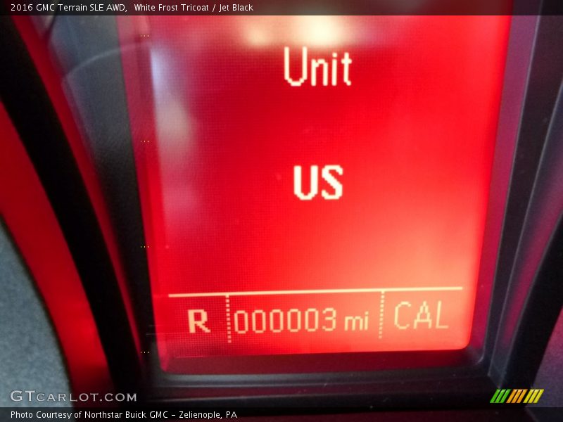 White Frost Tricoat / Jet Black 2016 GMC Terrain SLE AWD