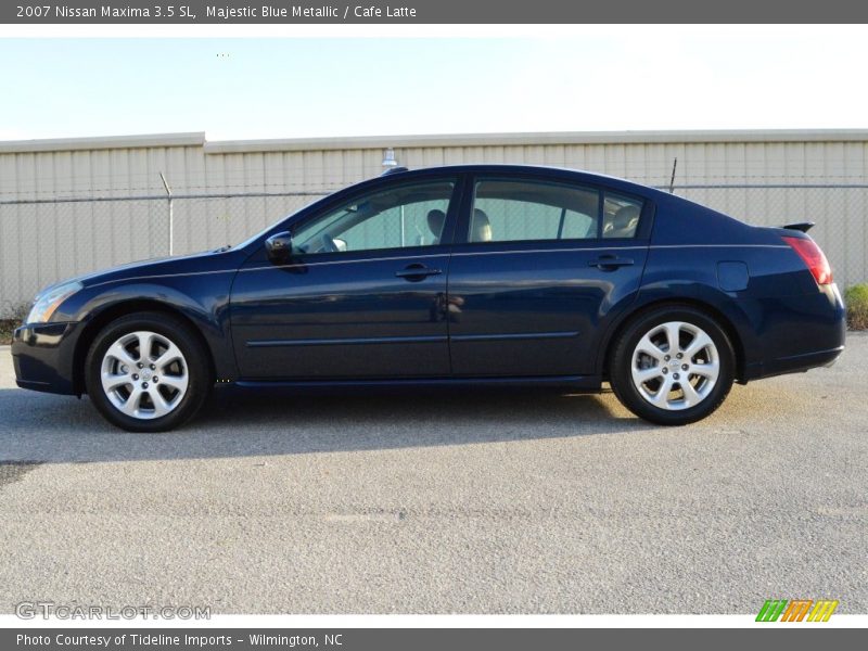 Majestic Blue Metallic / Cafe Latte 2007 Nissan Maxima 3.5 SL