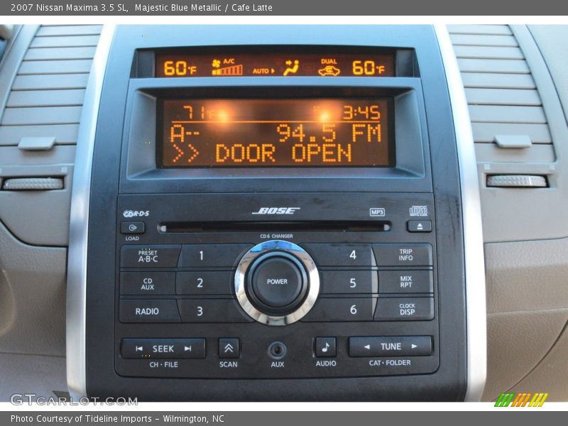 Majestic Blue Metallic / Cafe Latte 2007 Nissan Maxima 3.5 SL