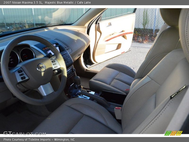 Majestic Blue Metallic / Cafe Latte 2007 Nissan Maxima 3.5 SL