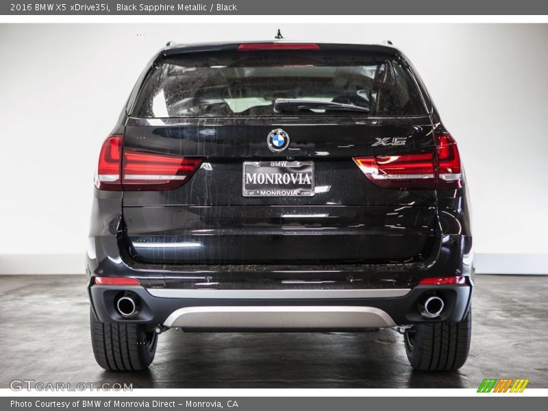 Black Sapphire Metallic / Black 2016 BMW X5 xDrive35i
