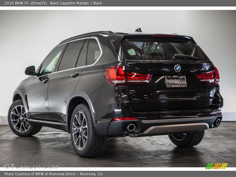 Black Sapphire Metallic / Black 2016 BMW X5 xDrive35i