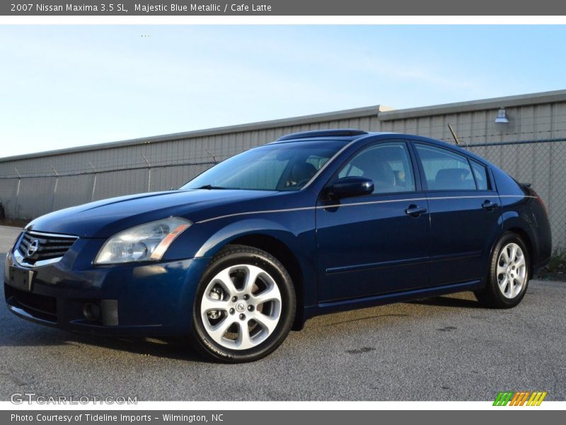 Majestic Blue Metallic / Cafe Latte 2007 Nissan Maxima 3.5 SL