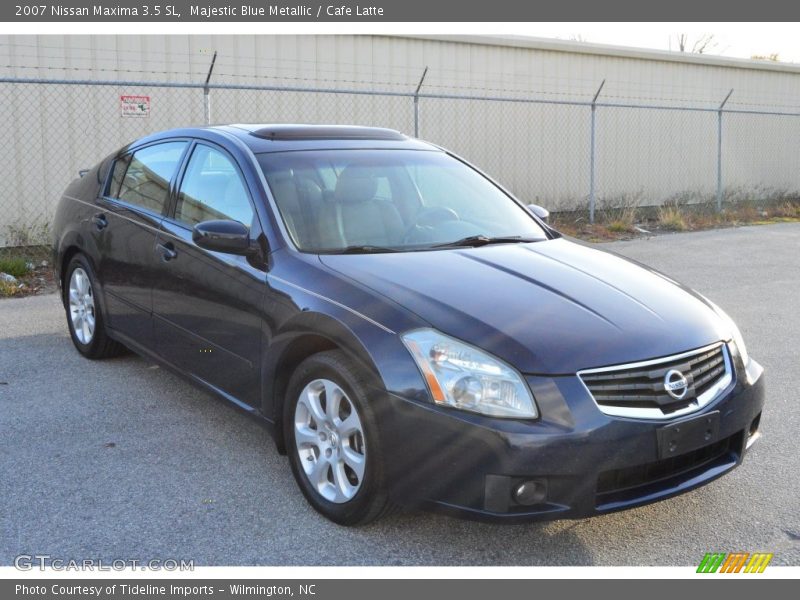 Majestic Blue Metallic / Cafe Latte 2007 Nissan Maxima 3.5 SL