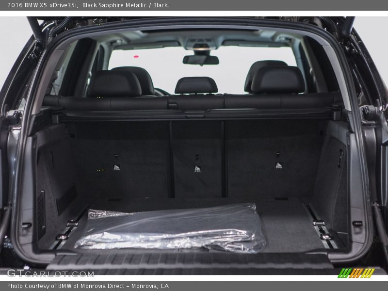 Black Sapphire Metallic / Black 2016 BMW X5 xDrive35i