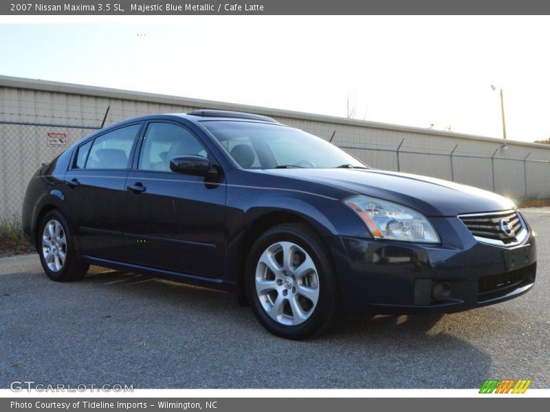 Majestic Blue Metallic / Cafe Latte 2007 Nissan Maxima 3.5 SL