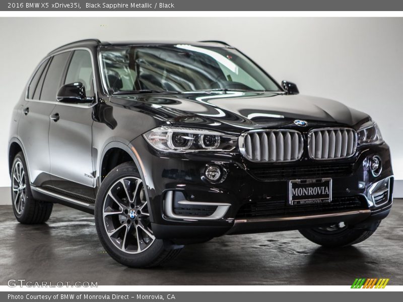 Black Sapphire Metallic / Black 2016 BMW X5 xDrive35i