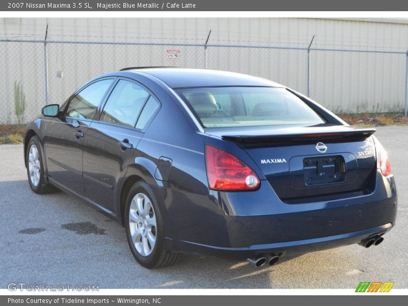 Majestic Blue Metallic / Cafe Latte 2007 Nissan Maxima 3.5 SL
