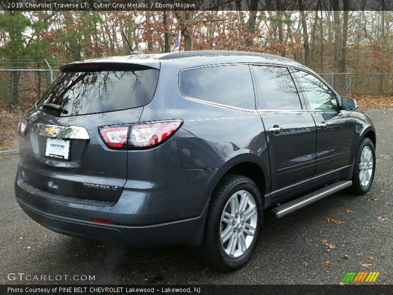 Cyber Gray Metallic / Ebony/Mojave 2013 Chevrolet Traverse LT