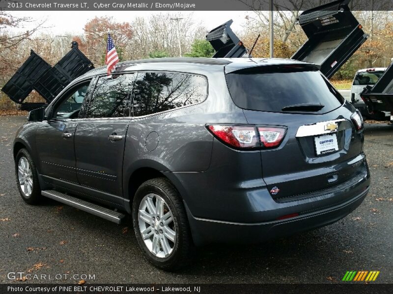 Cyber Gray Metallic / Ebony/Mojave 2013 Chevrolet Traverse LT