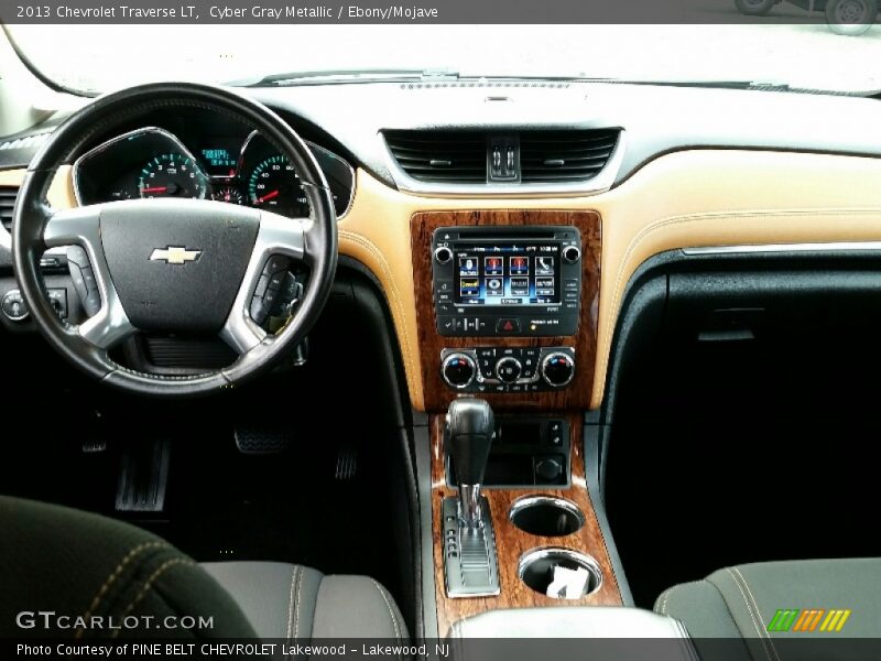Cyber Gray Metallic / Ebony/Mojave 2013 Chevrolet Traverse LT