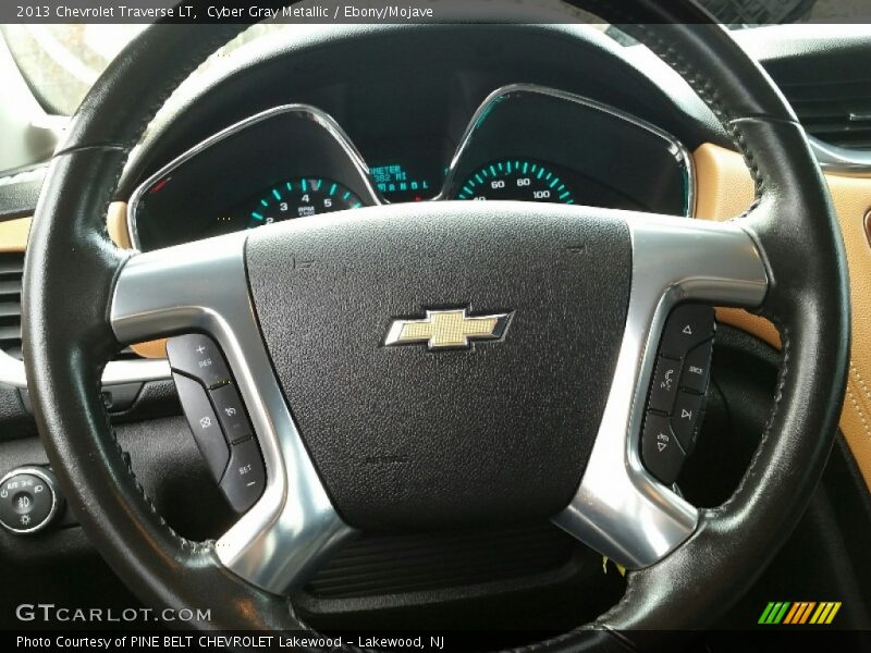 Cyber Gray Metallic / Ebony/Mojave 2013 Chevrolet Traverse LT