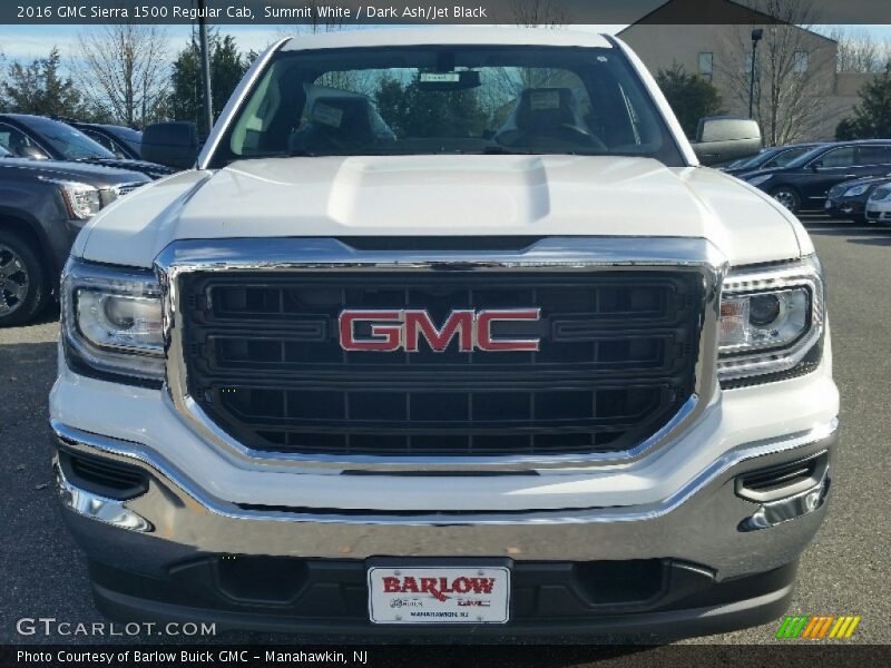 Summit White / Dark Ash/Jet Black 2016 GMC Sierra 1500 Regular Cab