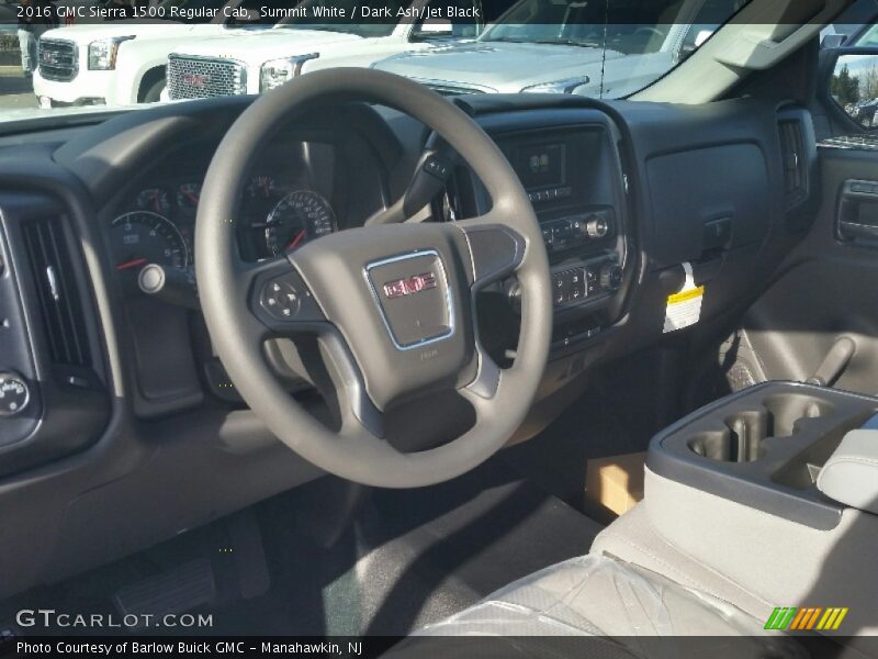 Summit White / Dark Ash/Jet Black 2016 GMC Sierra 1500 Regular Cab