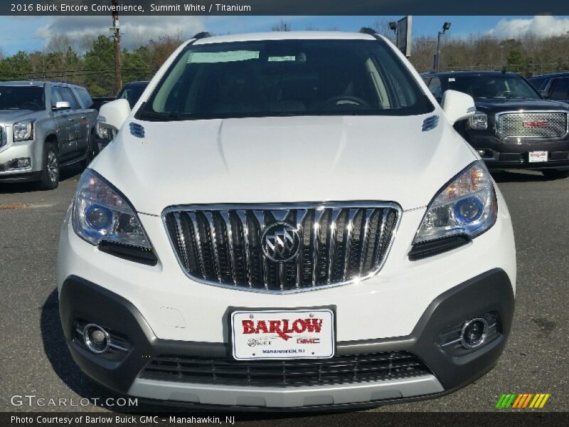 Summit White / Titanium 2016 Buick Encore Convenience