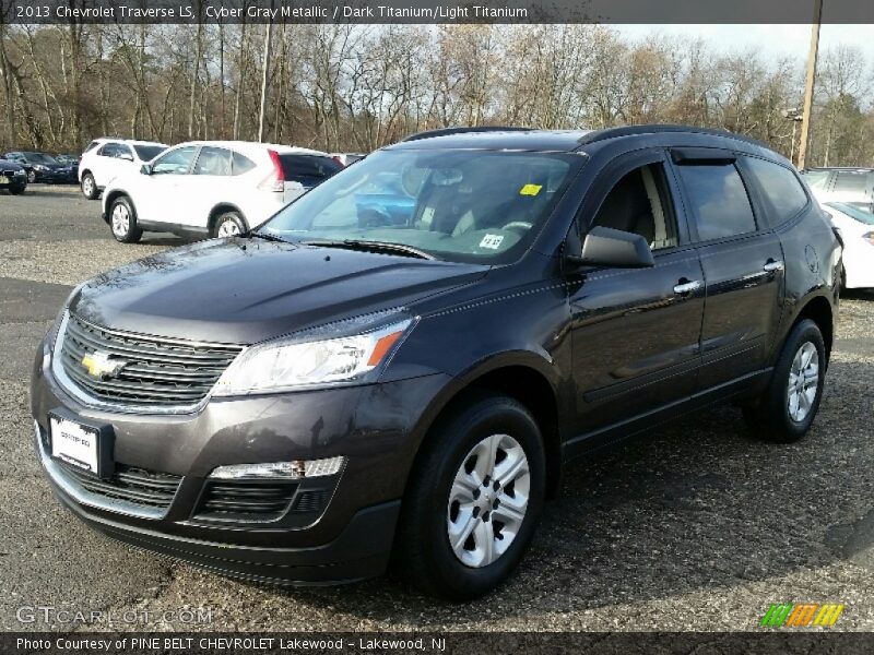 Cyber Gray Metallic / Dark Titanium/Light Titanium 2013 Chevrolet Traverse LS