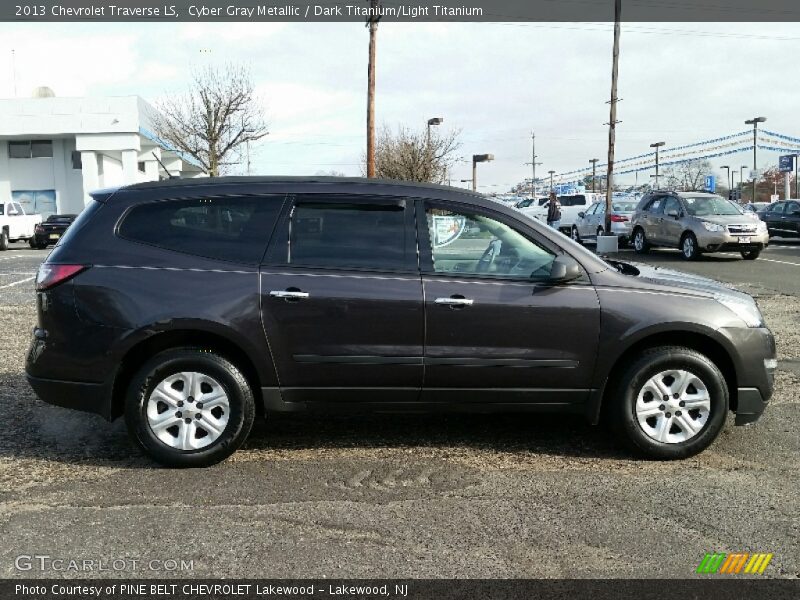Cyber Gray Metallic / Dark Titanium/Light Titanium 2013 Chevrolet Traverse LS