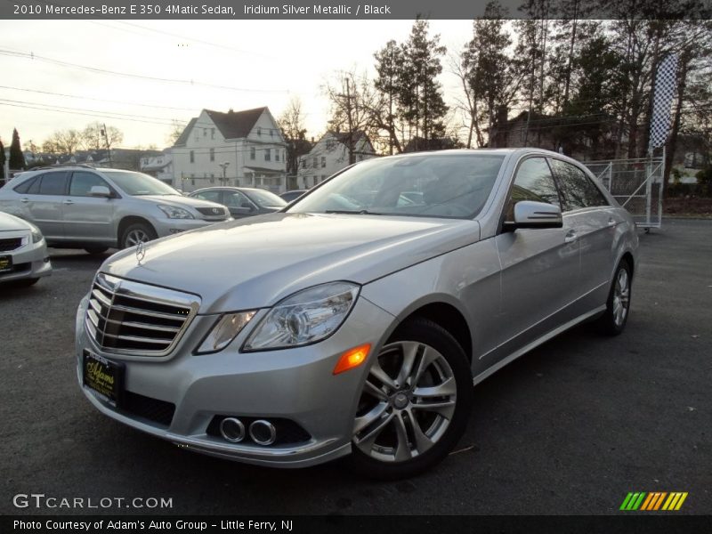 Iridium Silver Metallic / Black 2010 Mercedes-Benz E 350 4Matic Sedan