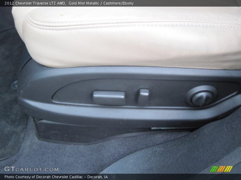 Gold Mist Metallic / Cashmere/Ebony 2012 Chevrolet Traverse LTZ AWD