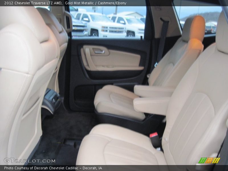 Gold Mist Metallic / Cashmere/Ebony 2012 Chevrolet Traverse LTZ AWD