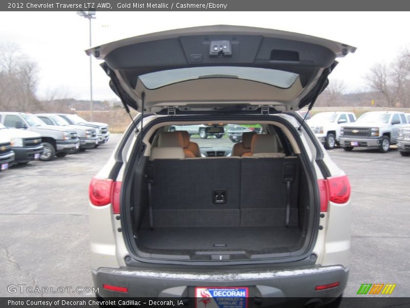 Gold Mist Metallic / Cashmere/Ebony 2012 Chevrolet Traverse LTZ AWD