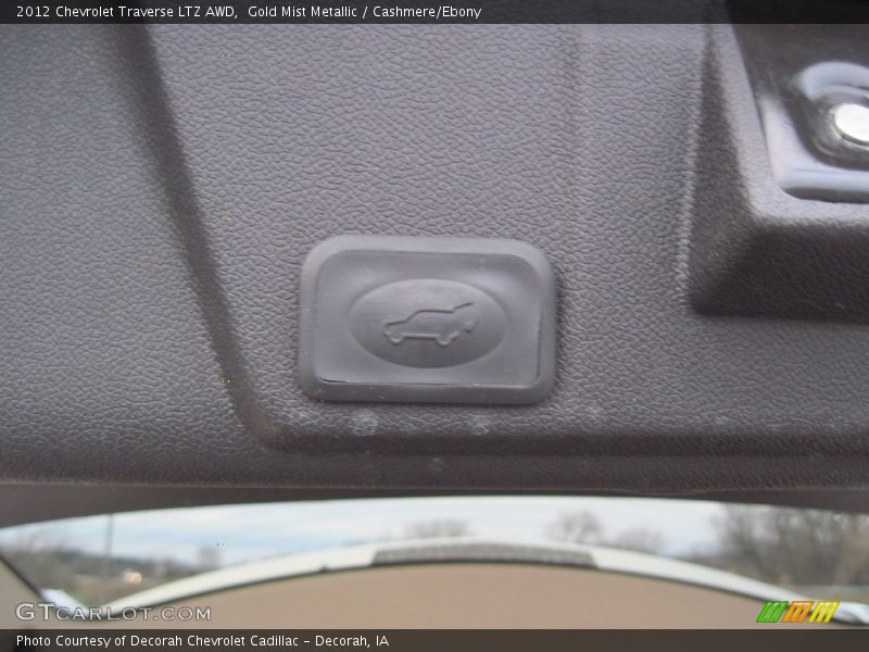 Gold Mist Metallic / Cashmere/Ebony 2012 Chevrolet Traverse LTZ AWD