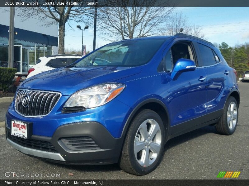 Coastal Blue Metallic / Titanium 2016 Buick Encore