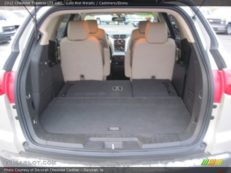 Gold Mist Metallic / Cashmere/Ebony 2012 Chevrolet Traverse LTZ AWD