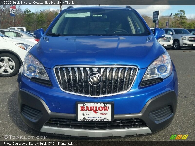 Coastal Blue Metallic / Titanium 2016 Buick Encore