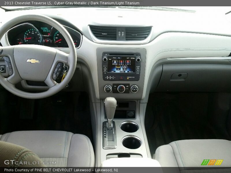 Cyber Gray Metallic / Dark Titanium/Light Titanium 2013 Chevrolet Traverse LS