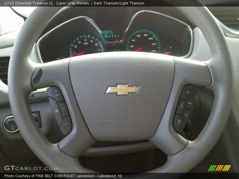 Cyber Gray Metallic / Dark Titanium/Light Titanium 2013 Chevrolet Traverse LS