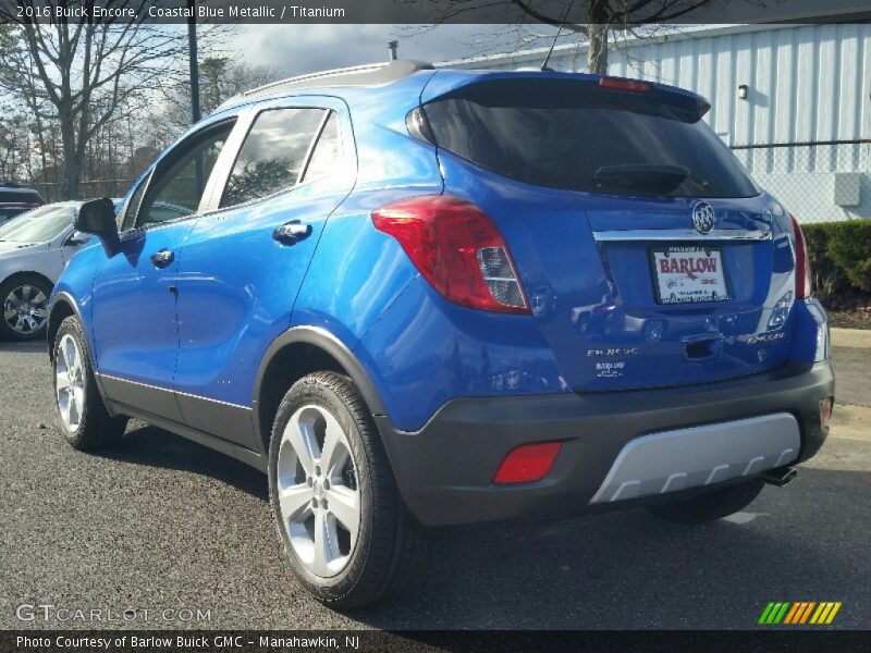 Coastal Blue Metallic / Titanium 2016 Buick Encore