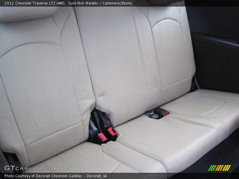 Gold Mist Metallic / Cashmere/Ebony 2012 Chevrolet Traverse LTZ AWD
