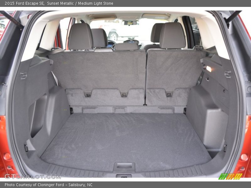 Sunset Metallic / Medium Light Stone 2015 Ford Escape SE