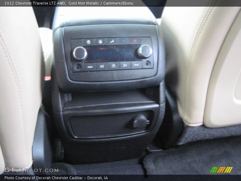 Gold Mist Metallic / Cashmere/Ebony 2012 Chevrolet Traverse LTZ AWD