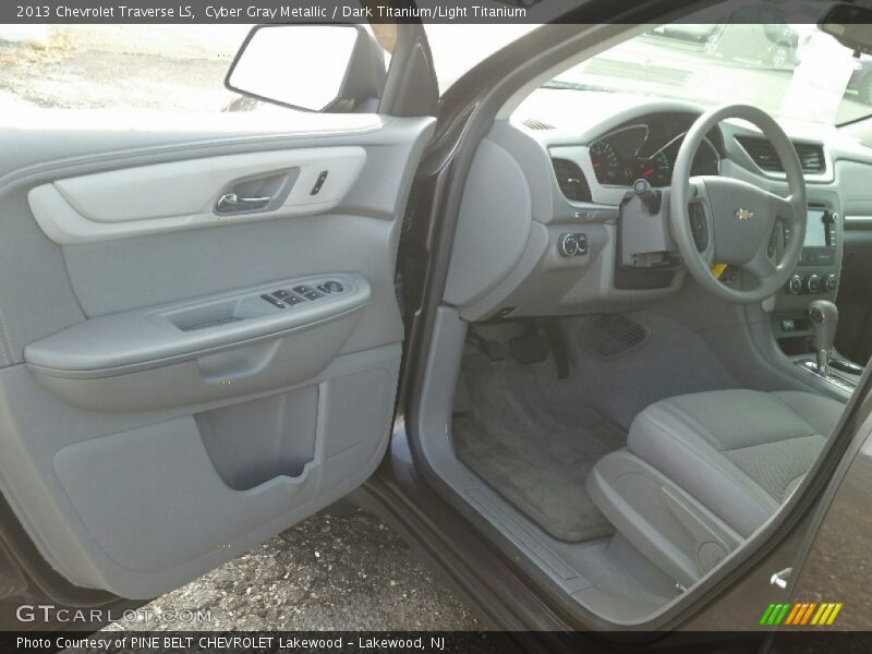 Cyber Gray Metallic / Dark Titanium/Light Titanium 2013 Chevrolet Traverse LS