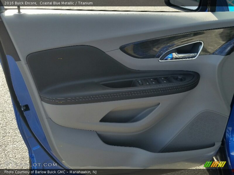 Coastal Blue Metallic / Titanium 2016 Buick Encore