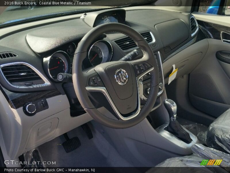 Coastal Blue Metallic / Titanium 2016 Buick Encore