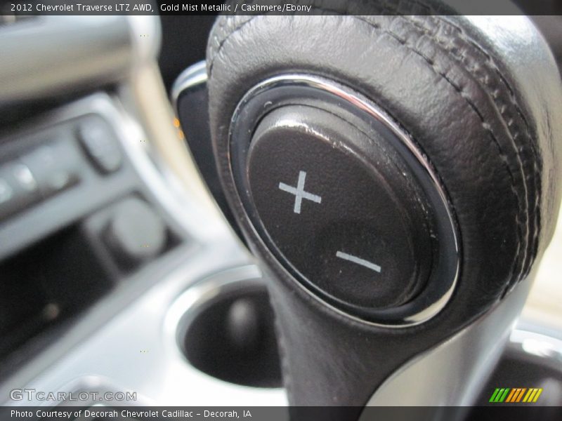 Gold Mist Metallic / Cashmere/Ebony 2012 Chevrolet Traverse LTZ AWD