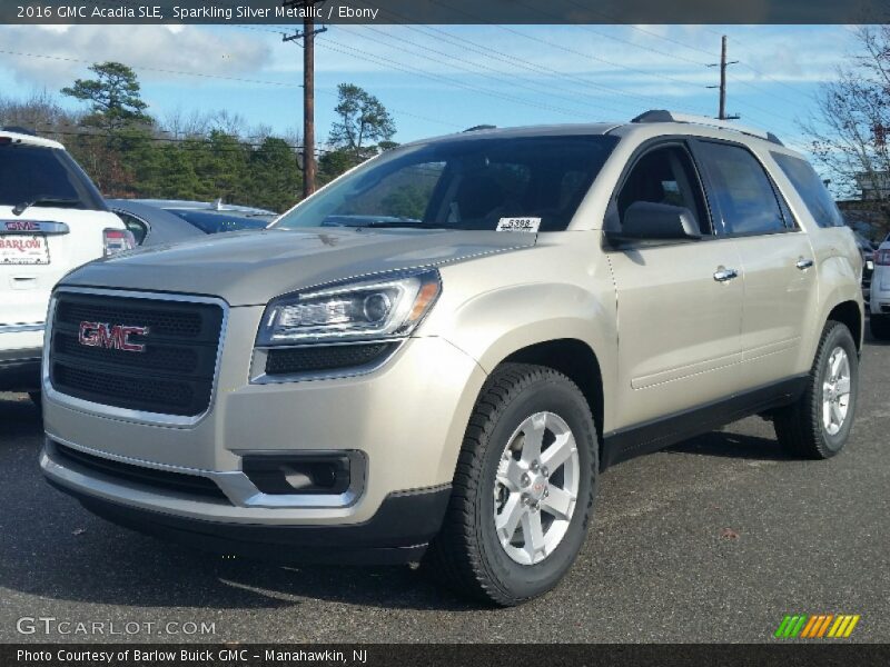 Sparkling Silver Metallic / Ebony 2016 GMC Acadia SLE
