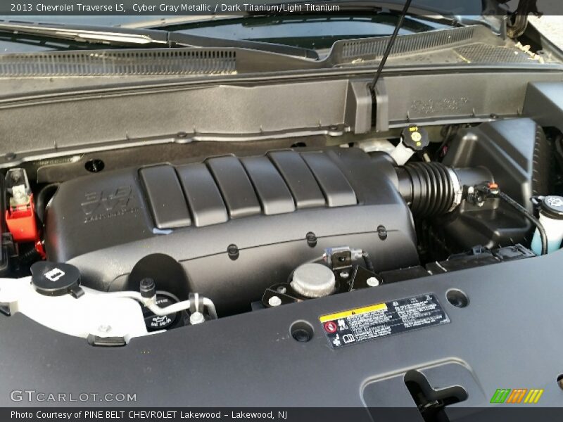 Cyber Gray Metallic / Dark Titanium/Light Titanium 2013 Chevrolet Traverse LS
