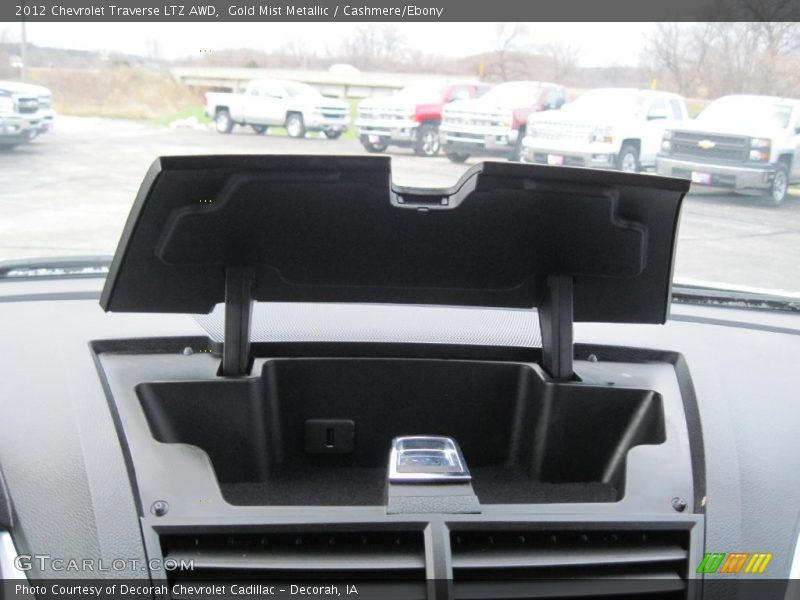 Gold Mist Metallic / Cashmere/Ebony 2012 Chevrolet Traverse LTZ AWD