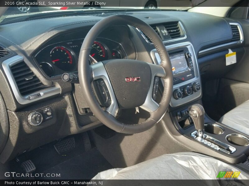 Sparkling Silver Metallic / Ebony 2016 GMC Acadia SLE