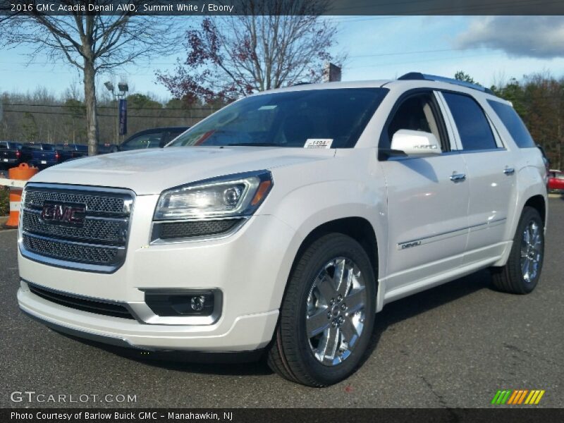 Summit White / Ebony 2016 GMC Acadia Denali AWD