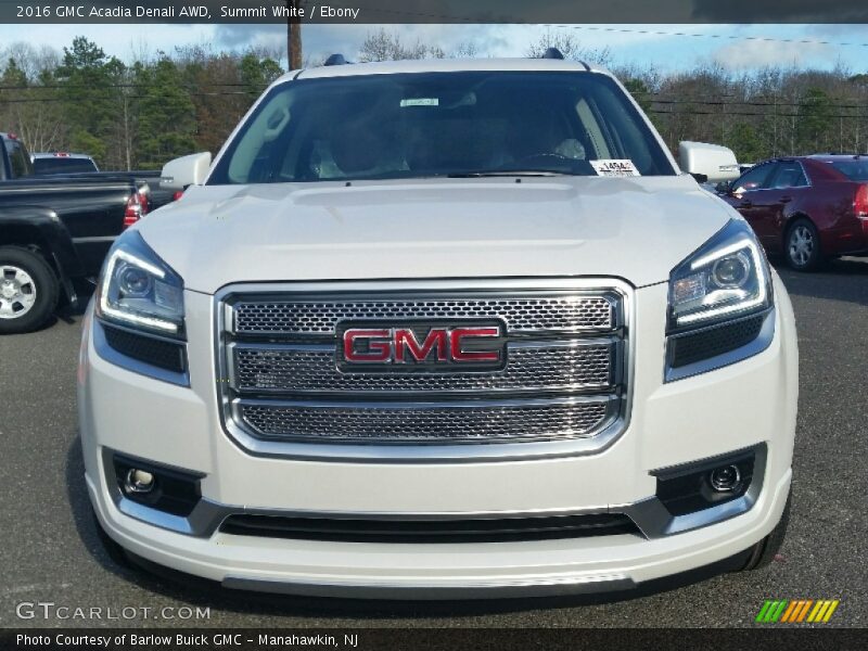 Summit White / Ebony 2016 GMC Acadia Denali AWD