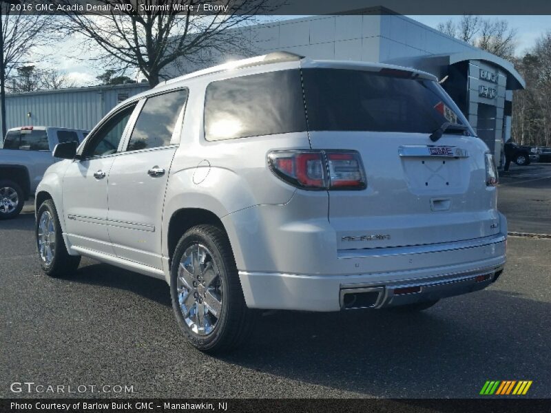 Summit White / Ebony 2016 GMC Acadia Denali AWD